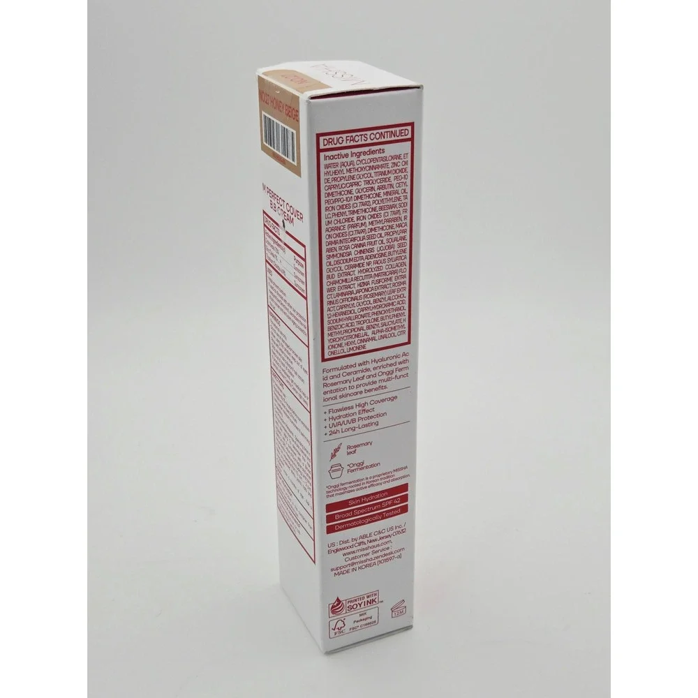 Missha M Perfect Cover BB Cream SPF 42 No. 27 Honey Beige 50ml 1.69 fl oz